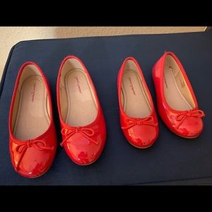 Red dress shoes